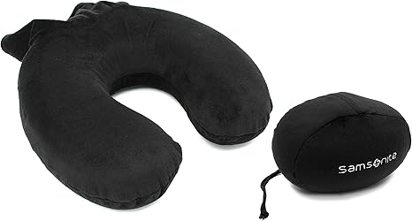 samsonite memory foam pillow with pouch