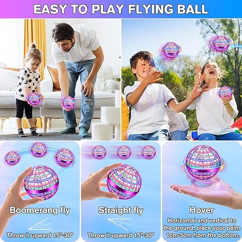 Flying Orb Ball,Cosmic Globe Flying Hover Ball Toy,Magic Floating Ball  Galactic Fidget Spinner Boomerang Drone
