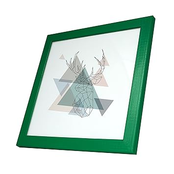Artepoint Holz Bilderrahmen Natur Von 10x10 15x15 25x25 30x30 40x40 50x50 Zum Aufhangen Rahmen Kiefernholz Farbe Grun Format 30x30 Amazon De Kuche Haushalt