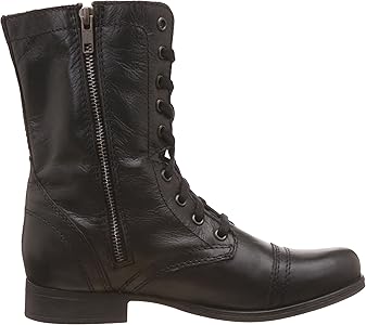 steve madden azure combat boot