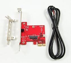 Ableconn PEXM2150E PCI Express x1 Adapter Card with