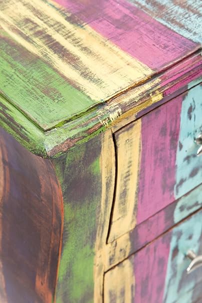 commode rainbow vintage