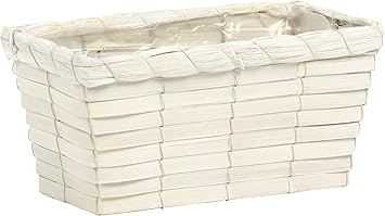 Amazon ビニール付き ホワイトバンブー製 連鉢3 5号用 27 15 5 12 5cm 271 35we 鉢