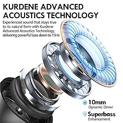 kurdene Wireless Earbuds, Mini Bluetooth Call Noise