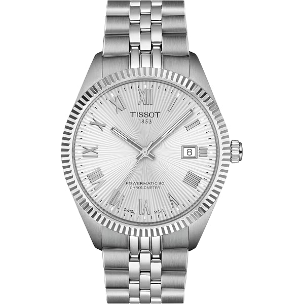 Tissot Le Locle Powermatic 80 Automatico - Cassa Acciaio 316L, Quadrante Grigio, Cinturino Acciaio, T0064071104300 - 2
