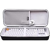 LTGEM Case Compatible with Glorious GMMK 2 96% / GMMK 2 65% / GMMK 3 65% / GMMK PRO 75% Gaming Mechanical Keyboard(Inside: 15.7"x5.6"x1.8"), Case Only