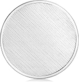 New Star Foodservice 12" Commercial Aluminum Pizza Screen Pan Baking Sheet Set 6 view 2