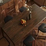 Abyssaly Wood Effect Vinyl Wrap 40x500cm Self Adhesive Dark Brown PVC view 9