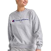 Champion Women's Sweatshirt, Fleece, Crewneck Sweatshirt, Warm Sweatshirt for Women (Plus Size Available)