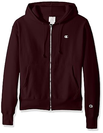 champion reverse weave hoodie burgundy