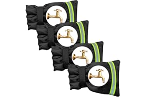 HMFMDY Outdoor Faucet Cover for Winter, Garden Faucet Socks for Freeze Protection, Thickened Waterproof Faucet Protector, Hose Bib Spout Protector, Spigot Pipe Freeze Protection, Insulated Tap Pouch 4Pack