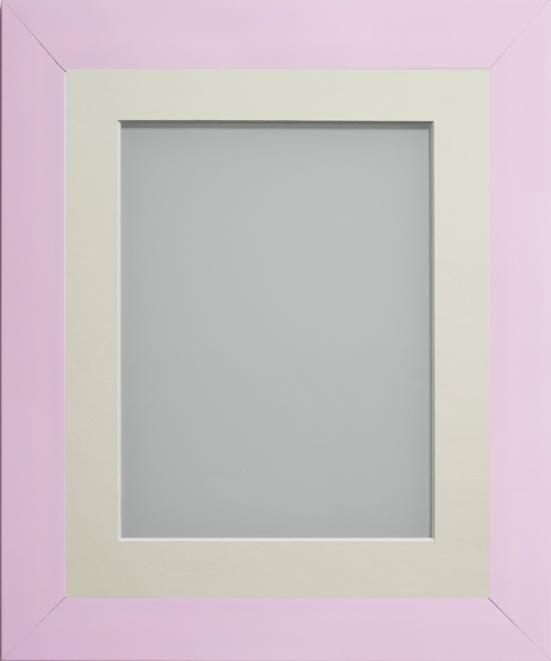 Frame Company Candy Range Peony Picture Photo Frames with Ivory Mount, 9x7 for 6x4 *Choice of Sizes and Colours* Fitted with Real Glass