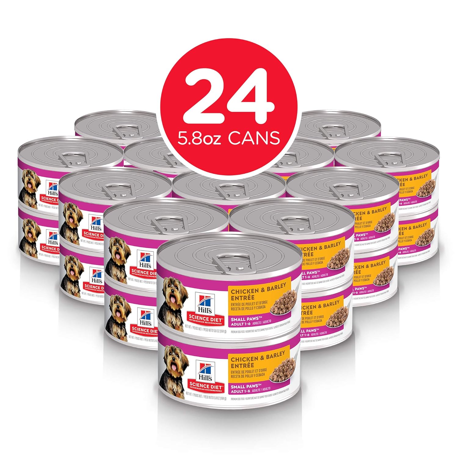 Hill's Science Diet Wet Dog Food, Adult, Small Paws for Small Breeds