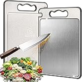 Titanium Cutting Board, Double Sided Chopping Board for Kitchen, Non Toxic Non Slip Cutting Board 14.37"*9.84", Food-Grade, Dishwasher Safe (1PCS of Pack,1 side Titanium Other side Wheat Straw PP)