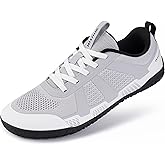 WHITIN Men's Wide Barefoot Shoes + Zero Drop & Durable Tire Tread-Inspired Sole