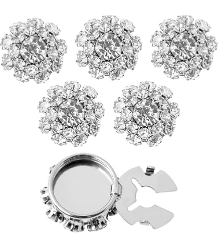 Botones De Presion Metalicos AHANDMAKER - Juego De 28 Botones De Repuesto Para Gorra De Botones Ajustables Para Jeans