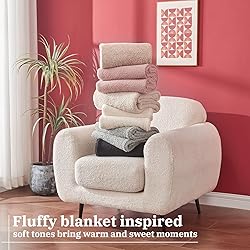 Ailemei Direct Knit Throw Blanket for Bed, Soft
