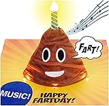 Kamhi World Farting Plush Pop Up Birthday Card