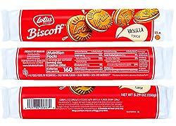 Biscoff Cookies | Vanilla Cream Filling Biscotti