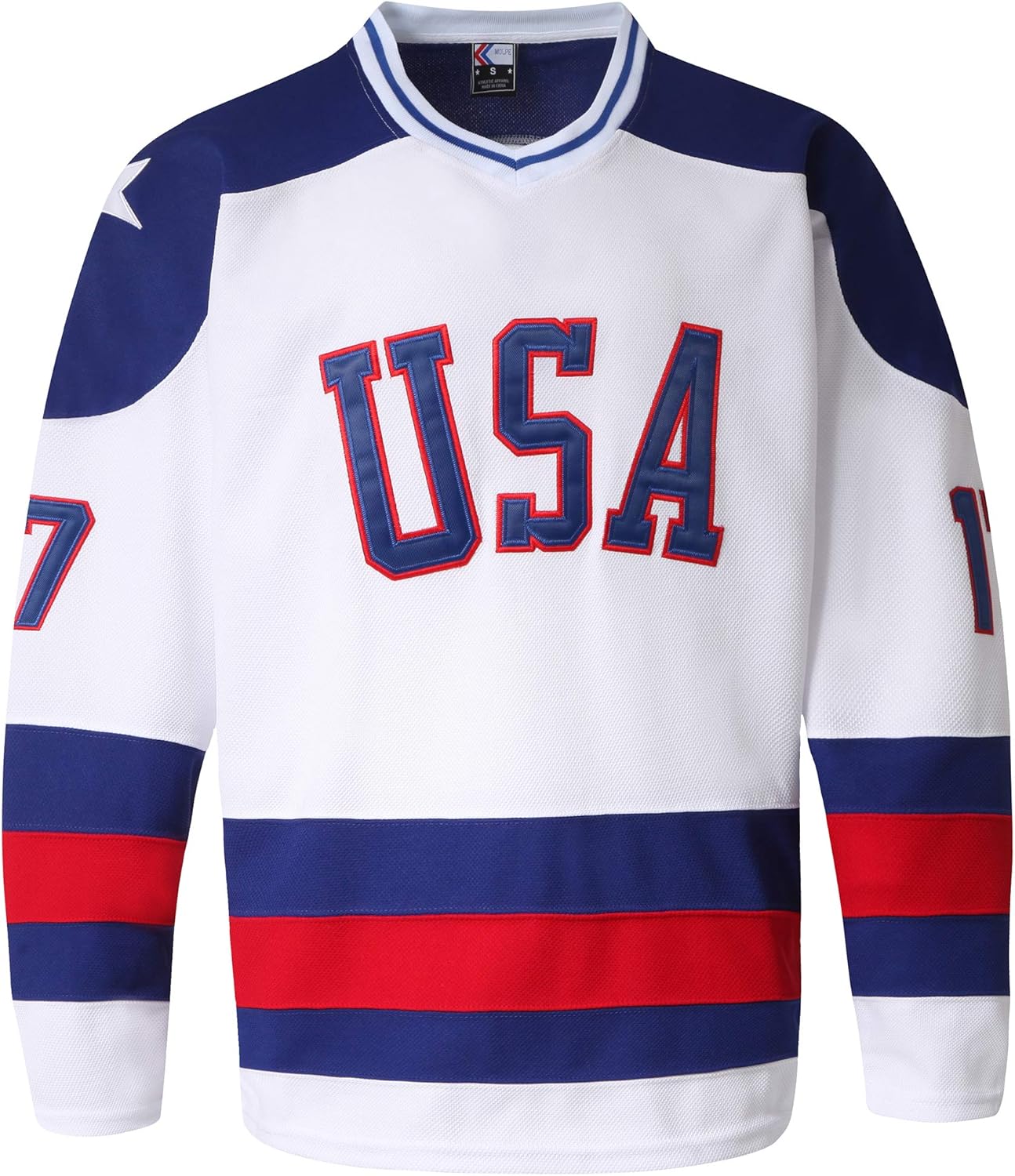 Youth 1980 Team USA Ice Hockey Jersey, 21 Eruzione 17 O'Callahan 30 Craig Boys Ice Hockey Jerseys: Clothing