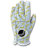 Mermaid Gear Banana Funny Golf Glove – Men's Premium Japanese Synthetic Leather with Cabretta Leather Palms Durable Weather Grip LH RH Sizes Perfect Golfer Gift