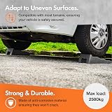 VonHaus Caravan Levelling Ramp Set 2.5 Tonne 3-Step Non-Skid Chocks view 2