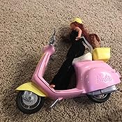 barbie scooter with puppy