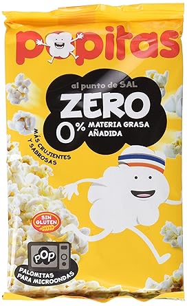 Popitas - Palomitas Zero Para Microondas Nacional. Bolsa 70 ...