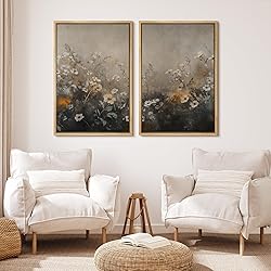 MUDECOR Framed Canvas Print Wall Art Set Neutral