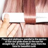 ghd Platinum+ Hair Straightener & Styler White UK Plug - Ultra-zone Technology view 4