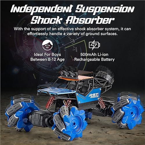 Kidderly All-Terrain Remote Control Car – RC Off-Road Vehicle Car