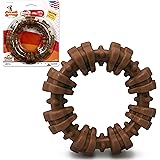 Nylabone Power Chew Textured Ring Dog Chew Toy for Aggressive Chewers with Bold Flavor and Made in The USA