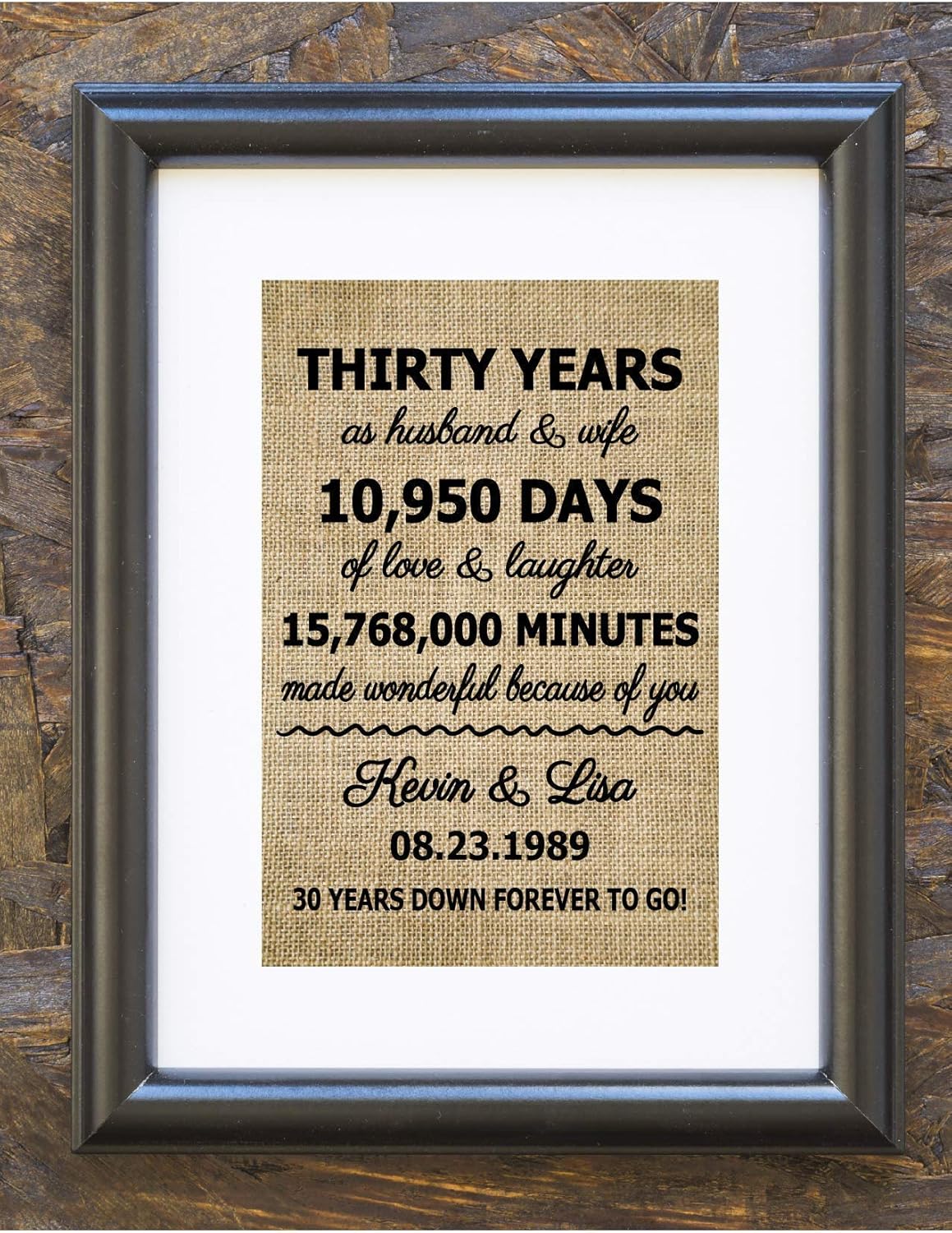 30 year wedding anniversary gift for husband