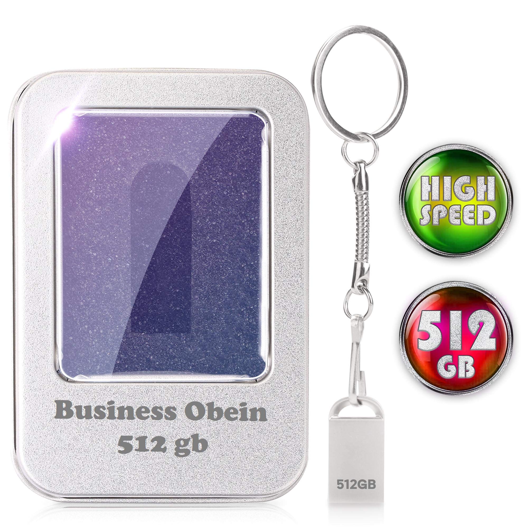 USB Flash Drive Mini 512 GB Memory Stick USB 2.0 Flash Drive