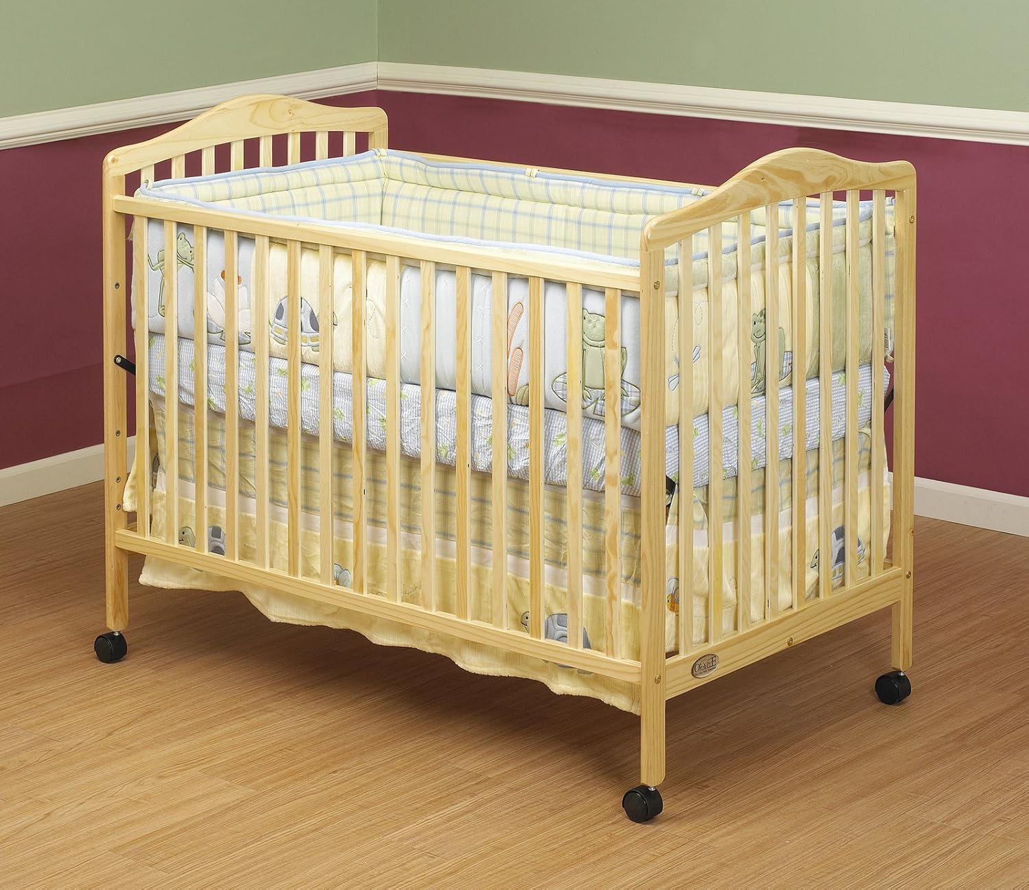 jenny lind crib natural wood