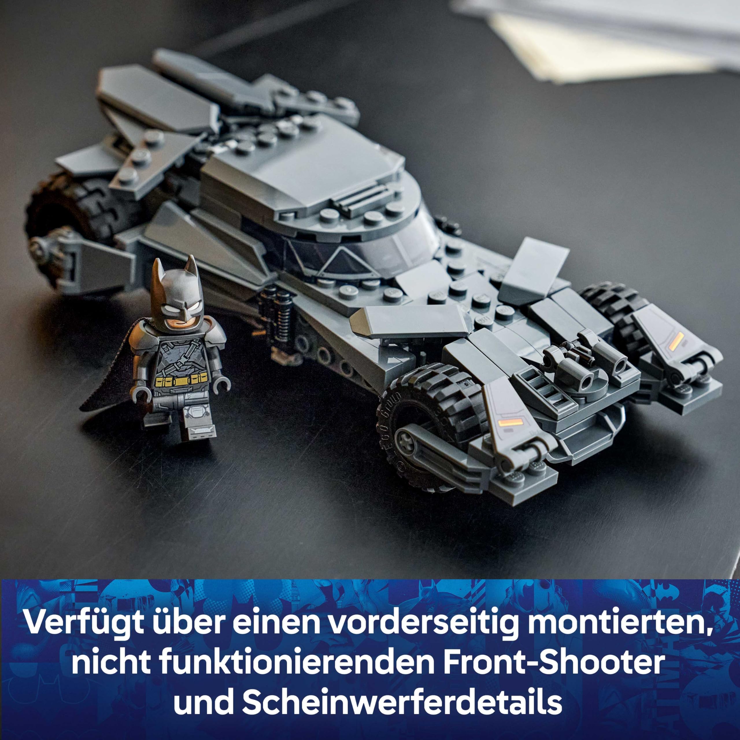 LEGO DC Batman Batman vs. Superman: Batmobil - Superhelden Spielzeugauto - Kreatives Spielzeug mit Minifigur für Kinder ab 9 Jahren - DIY Bauset zum Spielen - Geschenk für Jungen und Mädchen - 76331 4