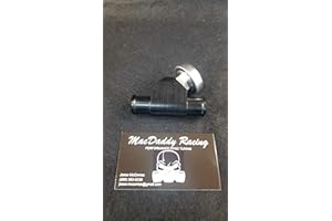 MacDaddy Racing Coolant Temperature Gauge for Yamaha Raptor 700 (Black)