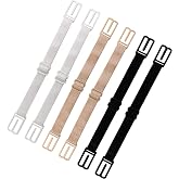 LeonHien Women's Bra Strap Clips Holder Non-slip Adjustable Elastic