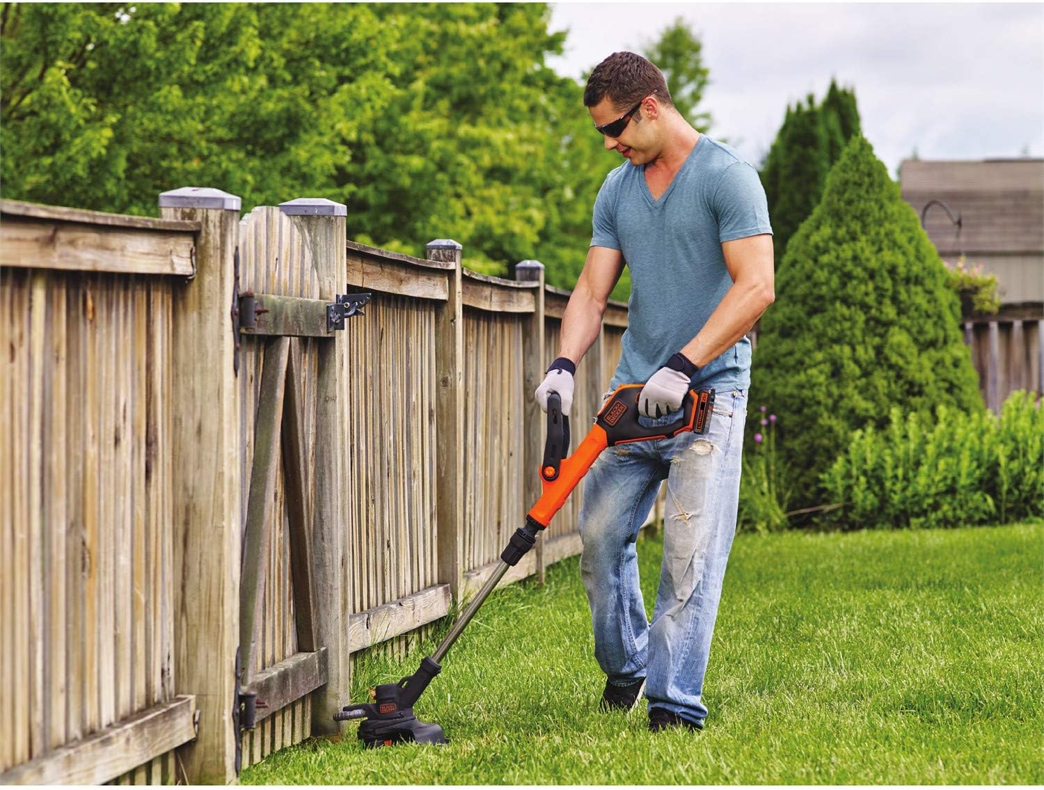 Thten String Trimmer Spool Replacement for Black and Decker AF-100, 30ft 0.065" Refills Line Auto Feed Single Weed Eater, GH600 GH900 Edger with RC-100-P Spool Cap Covers (6 Spools, 1 Cap, 1 Spring) : Garden & Outdoor