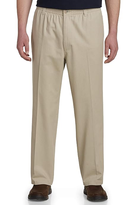 DXL Big and Tall Waist-Relaxer Pants 