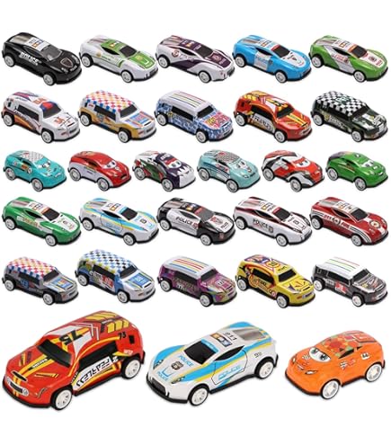 Amazon.com: Benzem 28 Pack Pull Back Cars for Kids, Mini Vehicles