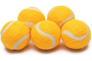 IDOGMATE Tennis Balls for Dogs, 1.75" Ball Dog Toy for Small Launcher, Dog Balls (5 Pack)