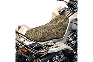 Qpednta Duck Hunting ATV Seat Cover Waterproof Material Non-Slip 4 Wheeler Seat Cover All Weather ATV Protection Accessory Compatible with Most Models