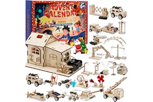 ALINETEFF Advent Calendar 2025, Stem Kits Advent Calendar for Kids Boys Age 6-14, STEM Projects Activities 24 Days Surprise Christmas Countdown Calendars, Family Game Party Favors Christmas Gifts for Kids