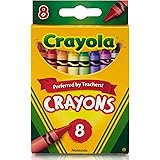 Crayola Crayons, School Supplies, Classic Colors, 8 Count