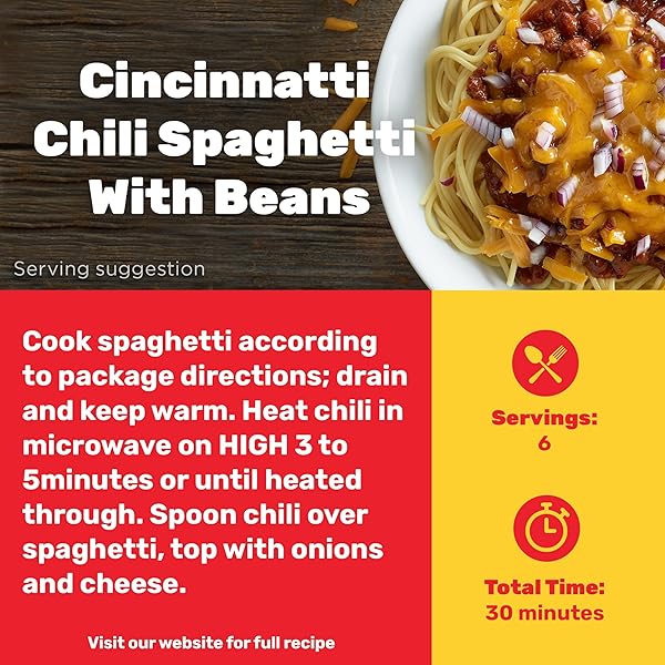 HORMEL CHILI WITH BEANS, NO ARTIFICIAL INGREDIENTS, 15 OZ