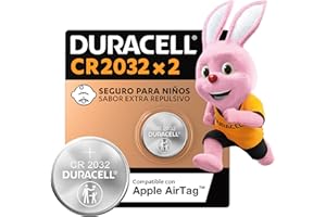 DURACELL - Pilas 2032 especializada, baterías CR2032, para reloj, de tipo moneda, botón de litio, paquete con 2 pilas