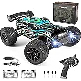 HAIBOXING RC Cars Hailstorm, 36+KM/H High Speed 4WD 1:18 Scale Electric Waterproof Truggy LED Lights, Remote Control Off Road