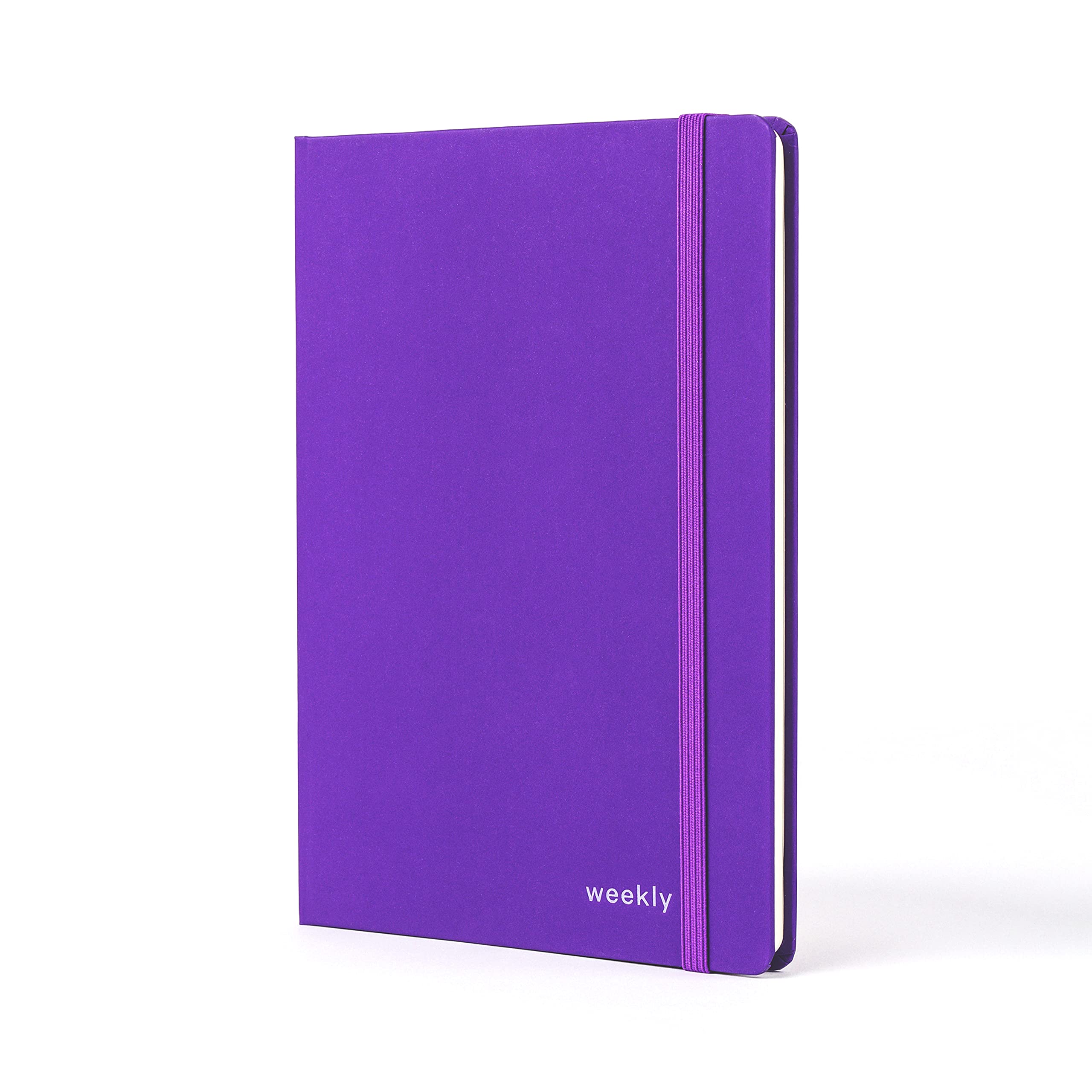 Jumble and Co Moodler A5 Week to View Undated Diary - Royal Mess Purple