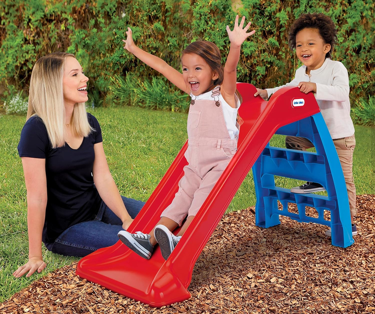Little Tikes First Slide for Kids, Easy Set Up for Indoor Outdoor, Easy to Store, for Toddlers Ages 18 Months - 6 years